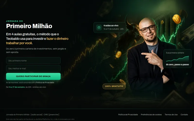 Jornada do Primeiro Milhão · Lanzamiento