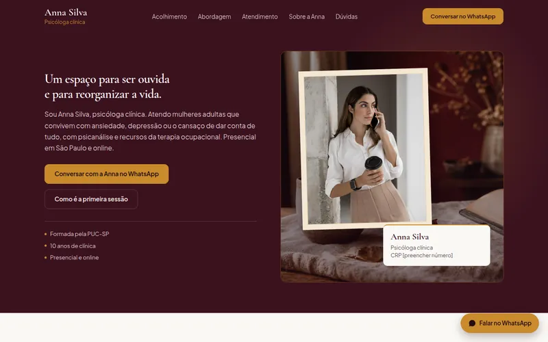 Anna Silva · Psicología